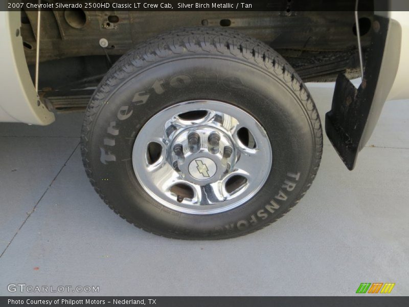 Silver Birch Metallic / Tan 2007 Chevrolet Silverado 2500HD Classic LT Crew Cab