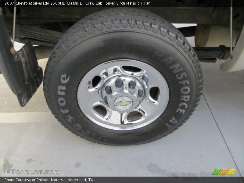 Silver Birch Metallic / Tan 2007 Chevrolet Silverado 2500HD Classic LT Crew Cab