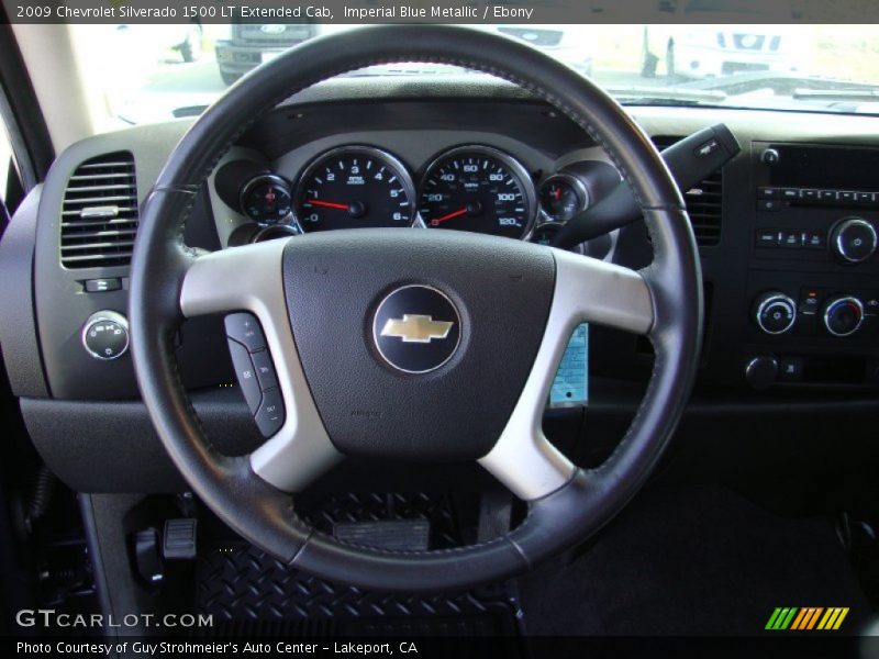 Imperial Blue Metallic / Ebony 2009 Chevrolet Silverado 1500 LT Extended Cab