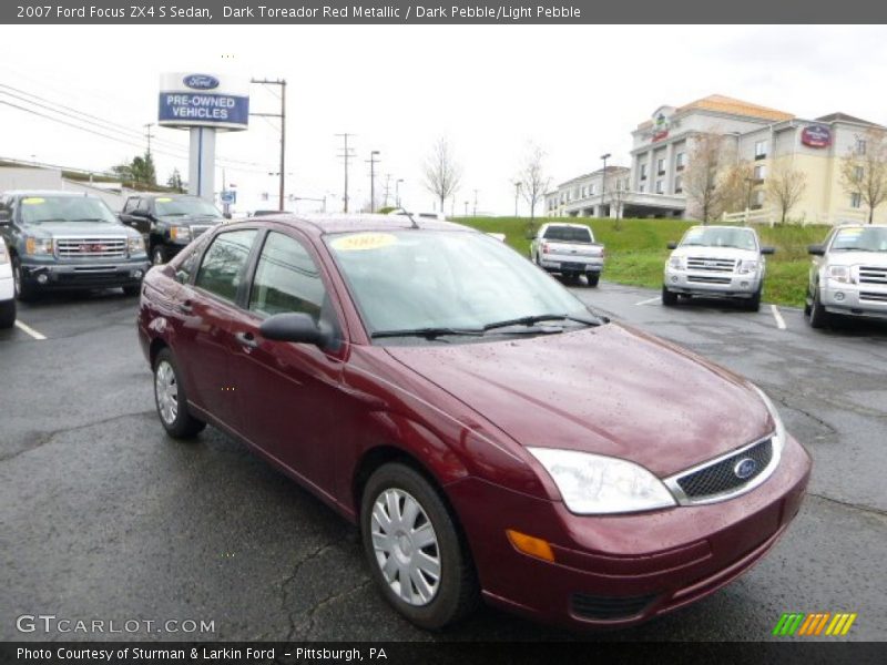 Dark Toreador Red Metallic / Dark Pebble/Light Pebble 2007 Ford Focus ZX4 S Sedan