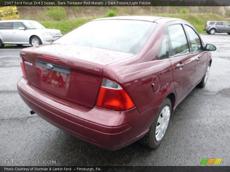 Dark Toreador Red Metallic / Dark Pebble/Light Pebble 2007 Ford Focus ZX4 S Sedan
