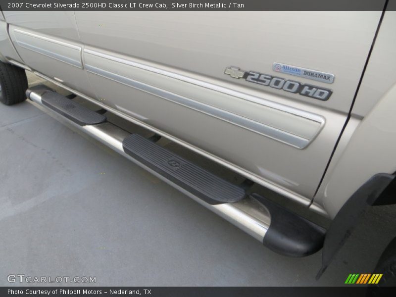 Silver Birch Metallic / Tan 2007 Chevrolet Silverado 2500HD Classic LT Crew Cab