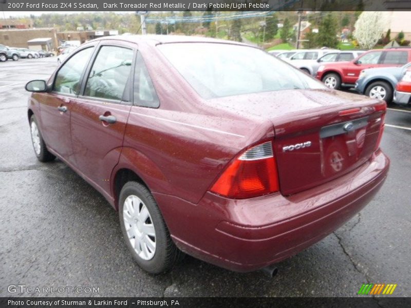 Dark Toreador Red Metallic / Dark Pebble/Light Pebble 2007 Ford Focus ZX4 S Sedan