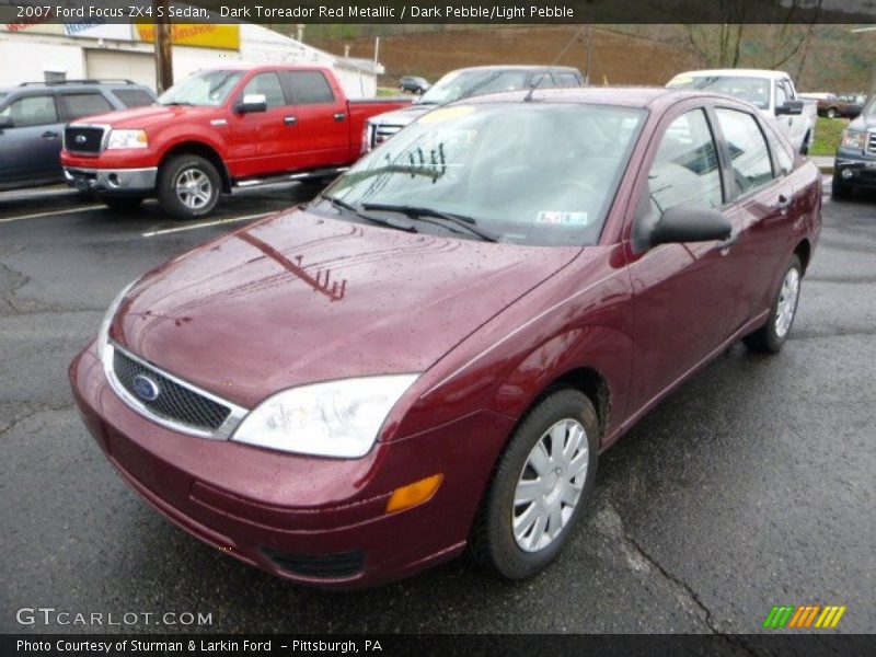 Dark Toreador Red Metallic / Dark Pebble/Light Pebble 2007 Ford Focus ZX4 S Sedan