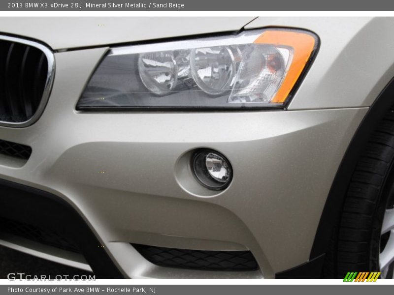 Mineral Silver Metallic / Sand Beige 2013 BMW X3 xDrive 28i