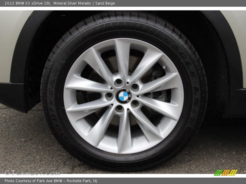  2013 X3 xDrive 28i Wheel