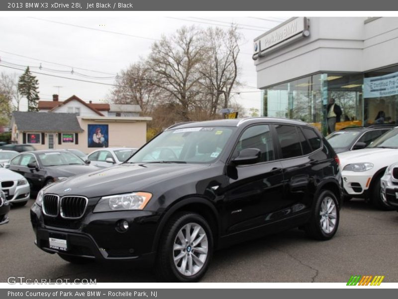 Jet Black / Black 2013 BMW X3 xDrive 28i