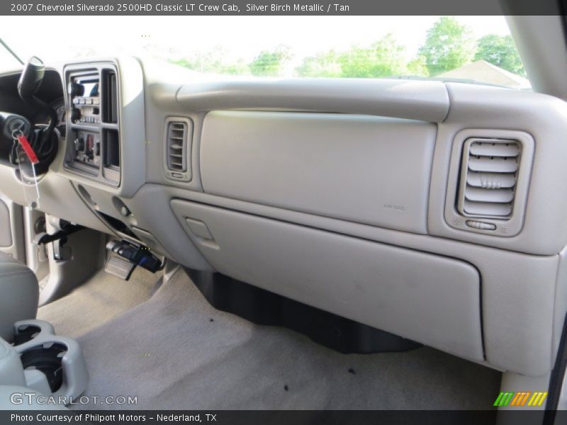 Silver Birch Metallic / Tan 2007 Chevrolet Silverado 2500HD Classic LT Crew Cab