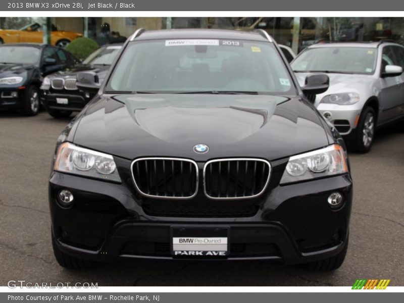 Jet Black / Black 2013 BMW X3 xDrive 28i