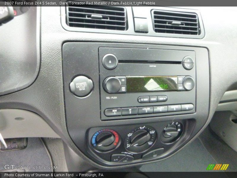 Dark Toreador Red Metallic / Dark Pebble/Light Pebble 2007 Ford Focus ZX4 S Sedan