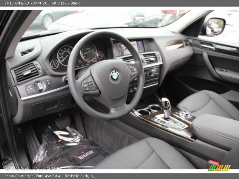 Jet Black / Black 2013 BMW X3 xDrive 28i