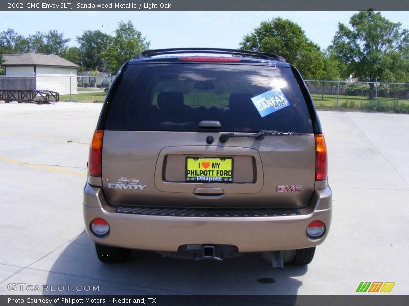 Sandalwood Metallic / Light Oak 2002 GMC Envoy SLT
