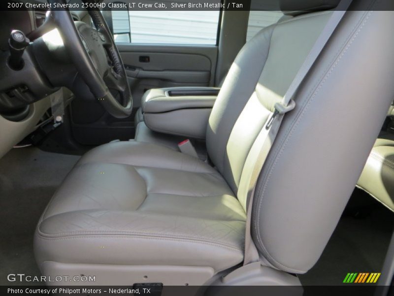 Silver Birch Metallic / Tan 2007 Chevrolet Silverado 2500HD Classic LT Crew Cab