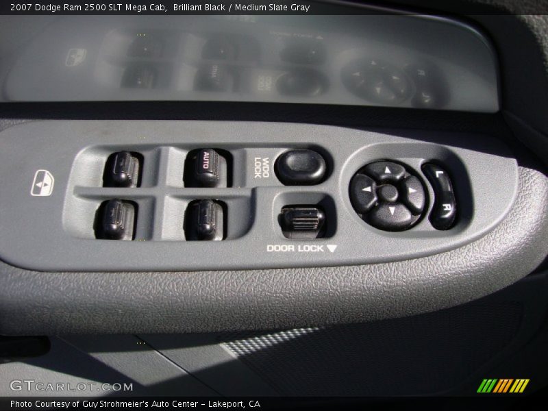 Brilliant Black / Medium Slate Gray 2007 Dodge Ram 2500 SLT Mega Cab
