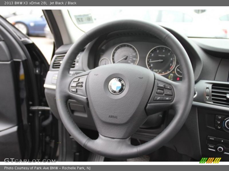 Jet Black / Black 2013 BMW X3 xDrive 28i
