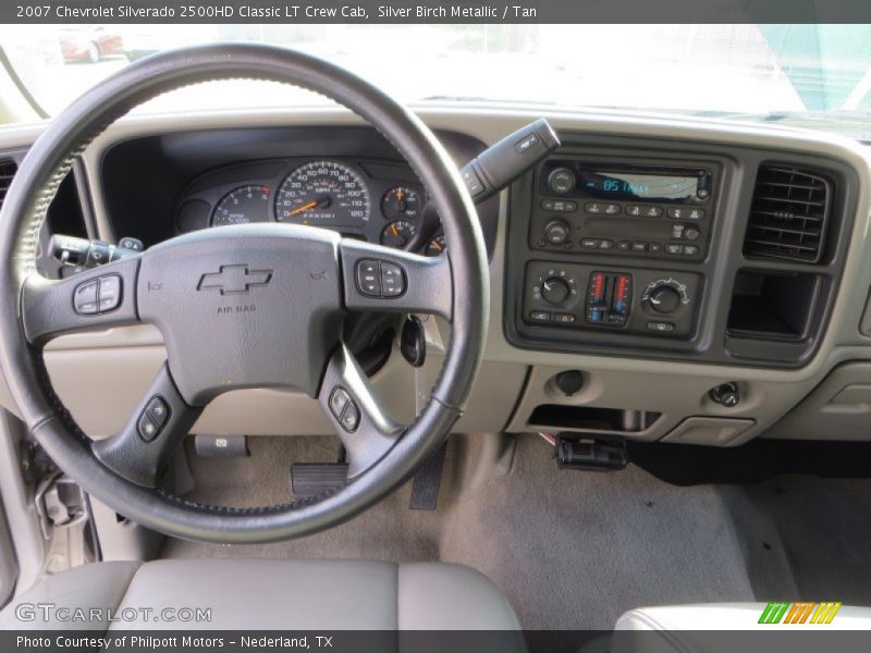 Silver Birch Metallic / Tan 2007 Chevrolet Silverado 2500HD Classic LT Crew Cab