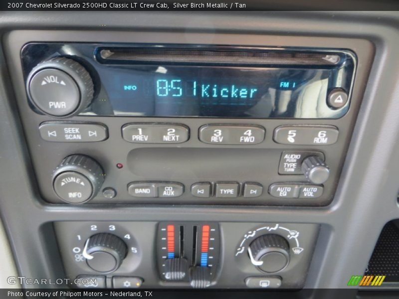 Silver Birch Metallic / Tan 2007 Chevrolet Silverado 2500HD Classic LT Crew Cab