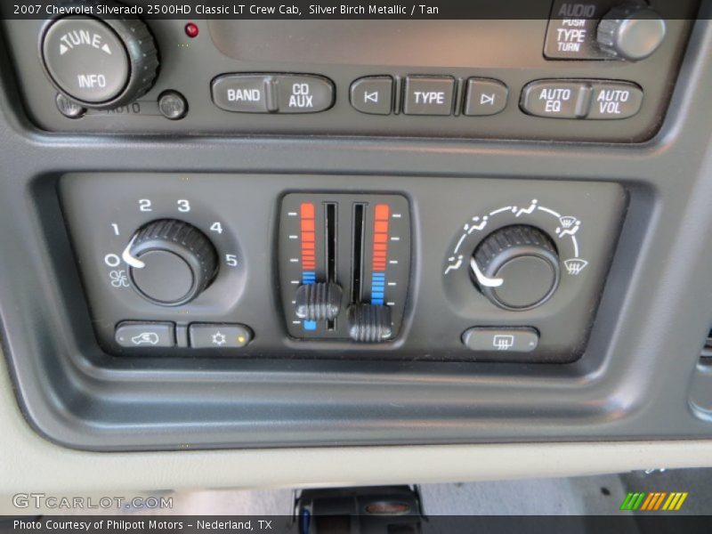 Silver Birch Metallic / Tan 2007 Chevrolet Silverado 2500HD Classic LT Crew Cab