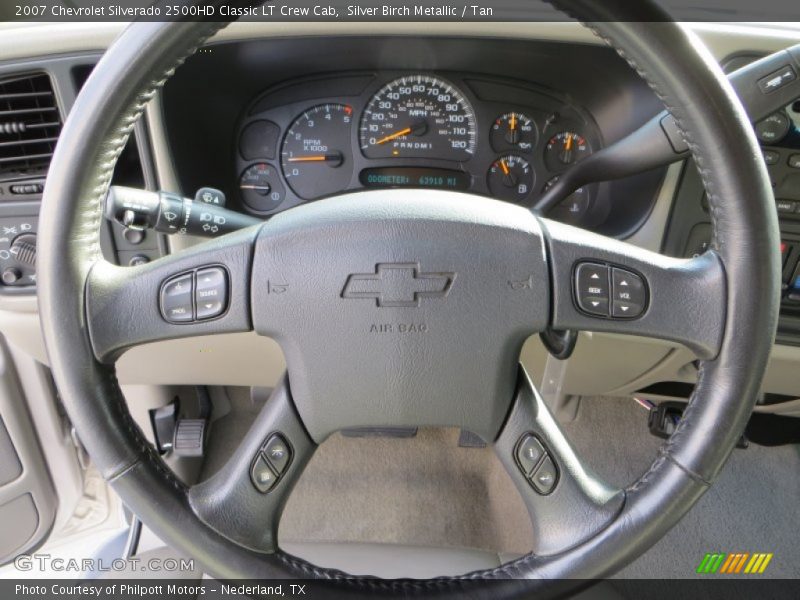 Silver Birch Metallic / Tan 2007 Chevrolet Silverado 2500HD Classic LT Crew Cab