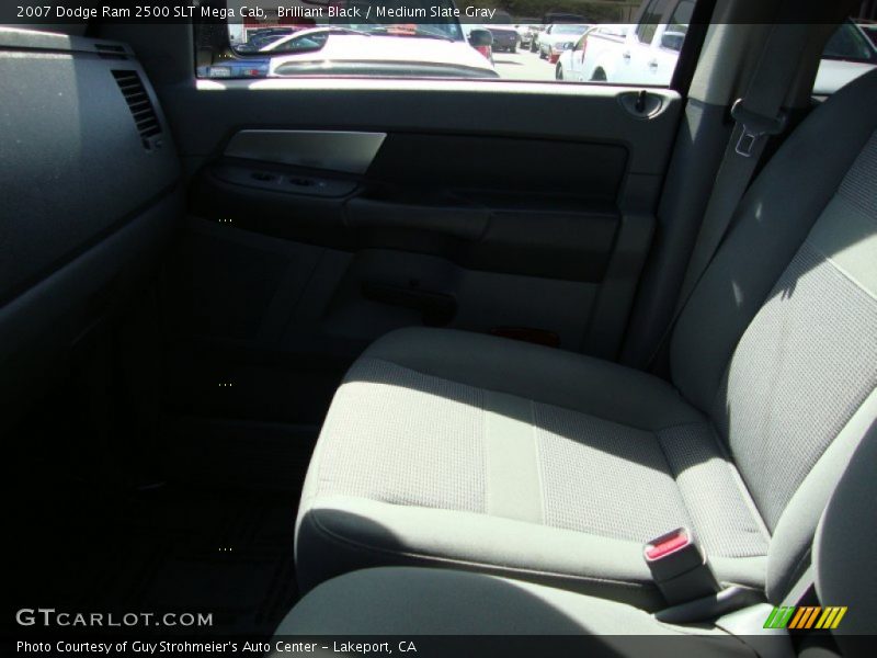 Brilliant Black / Medium Slate Gray 2007 Dodge Ram 2500 SLT Mega Cab