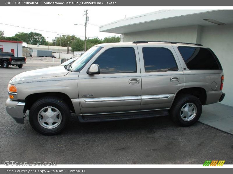 Sandalwood Metallic / Pewter/Dark Pewter 2003 GMC Yukon SLE