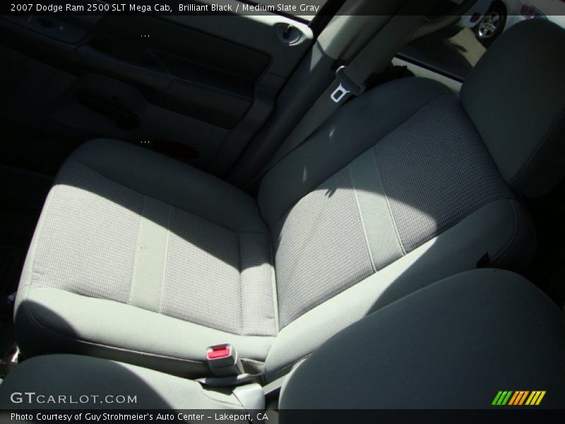 Brilliant Black / Medium Slate Gray 2007 Dodge Ram 2500 SLT Mega Cab