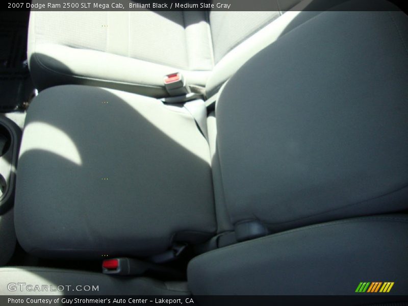 Brilliant Black / Medium Slate Gray 2007 Dodge Ram 2500 SLT Mega Cab