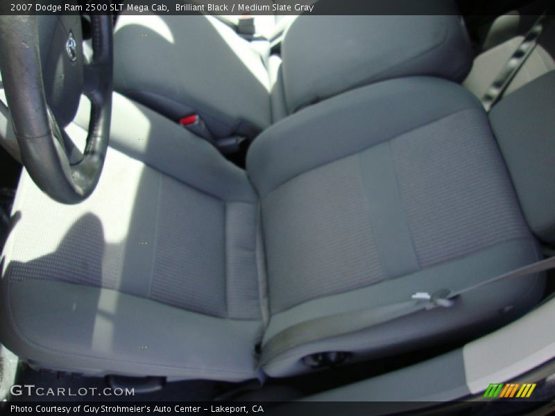 Brilliant Black / Medium Slate Gray 2007 Dodge Ram 2500 SLT Mega Cab