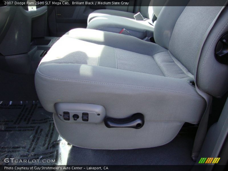 Brilliant Black / Medium Slate Gray 2007 Dodge Ram 2500 SLT Mega Cab