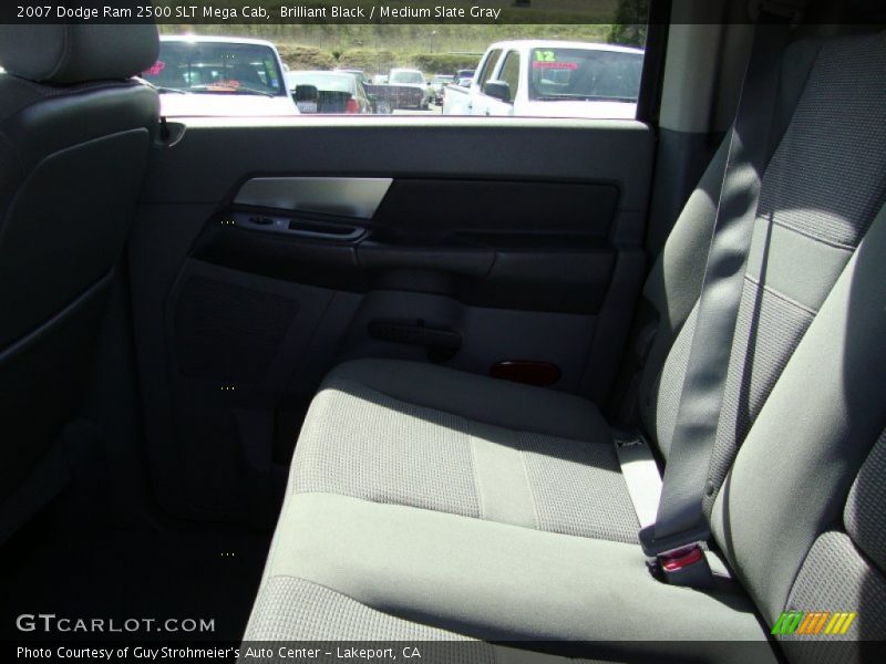 Brilliant Black / Medium Slate Gray 2007 Dodge Ram 2500 SLT Mega Cab