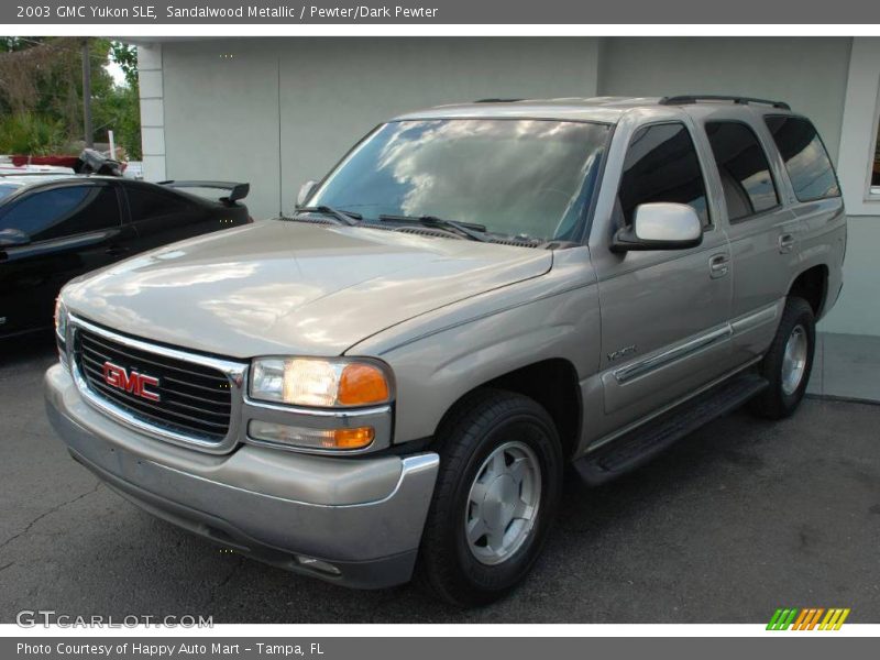 Sandalwood Metallic / Pewter/Dark Pewter 2003 GMC Yukon SLE