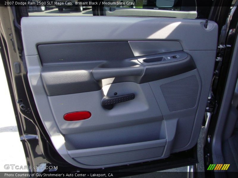 Brilliant Black / Medium Slate Gray 2007 Dodge Ram 2500 SLT Mega Cab