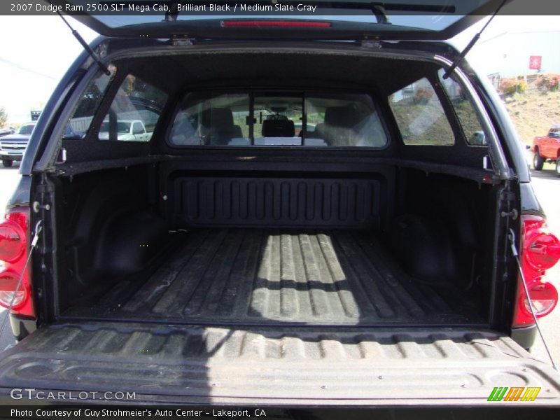 Brilliant Black / Medium Slate Gray 2007 Dodge Ram 2500 SLT Mega Cab