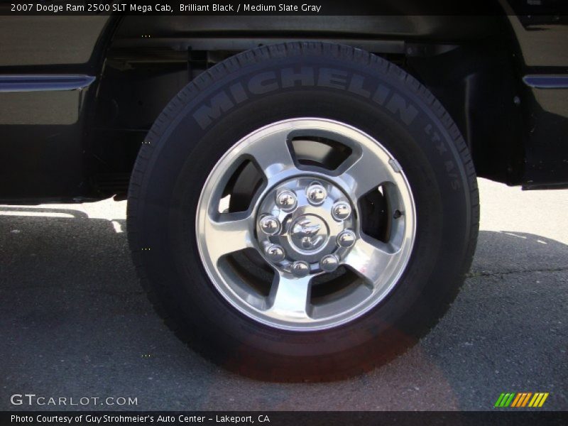 Brilliant Black / Medium Slate Gray 2007 Dodge Ram 2500 SLT Mega Cab