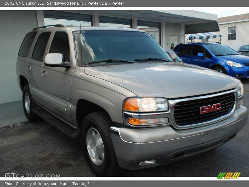 Sandalwood Metallic / Pewter/Dark Pewter 2003 GMC Yukon SLE