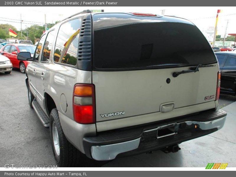 Sandalwood Metallic / Pewter/Dark Pewter 2003 GMC Yukon SLE