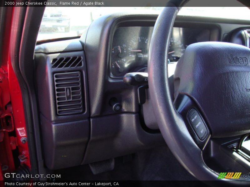 Flame Red / Agate Black 2000 Jeep Cherokee Classic