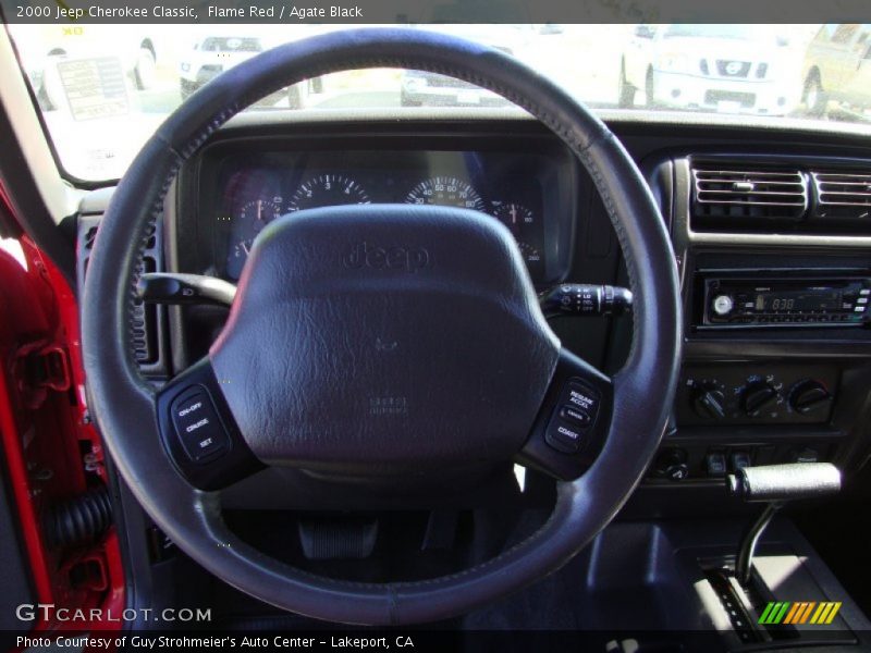 Flame Red / Agate Black 2000 Jeep Cherokee Classic