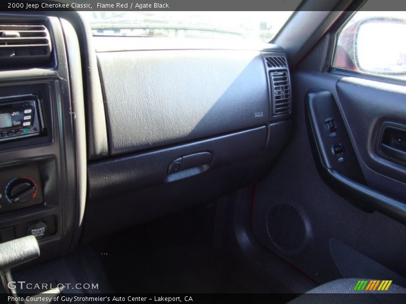 Flame Red / Agate Black 2000 Jeep Cherokee Classic