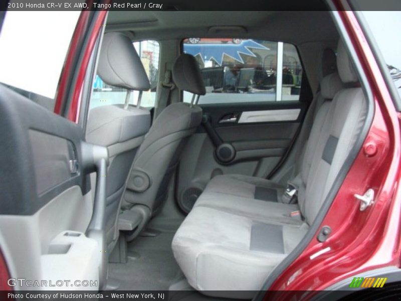 Tango Red Pearl / Gray 2010 Honda CR-V EX AWD