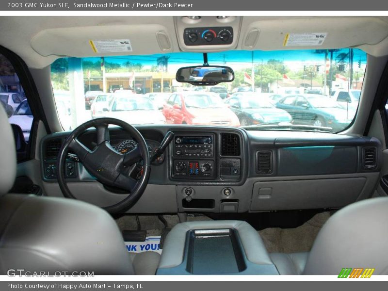 Sandalwood Metallic / Pewter/Dark Pewter 2003 GMC Yukon SLE