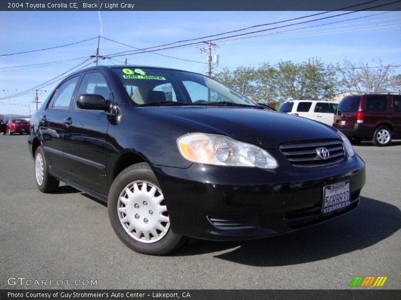 Black / Light Gray 2004 Toyota Corolla CE
