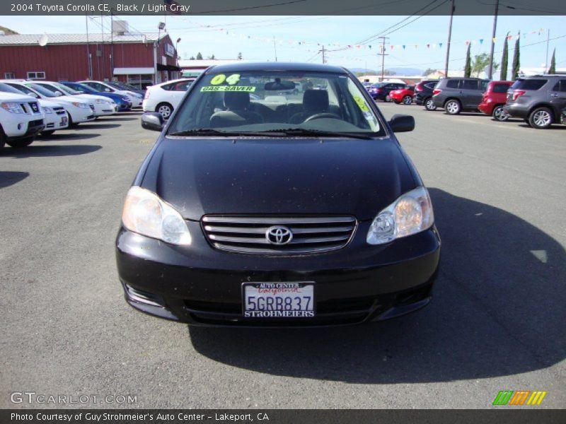 Black / Light Gray 2004 Toyota Corolla CE