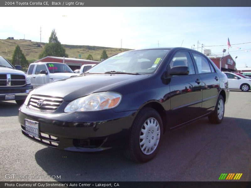 Black / Light Gray 2004 Toyota Corolla CE