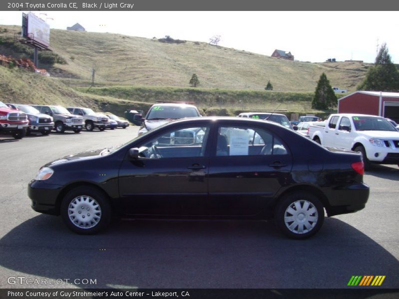 Black / Light Gray 2004 Toyota Corolla CE