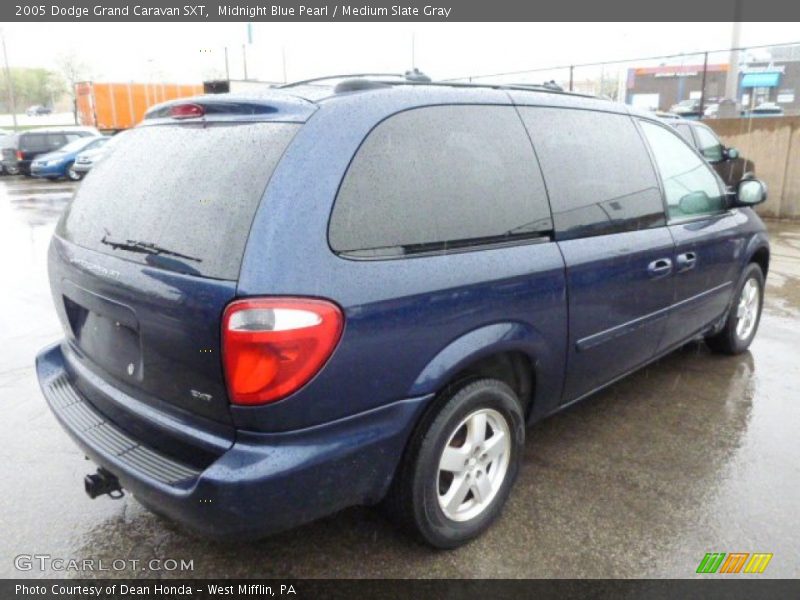 Midnight Blue Pearl / Medium Slate Gray 2005 Dodge Grand Caravan SXT