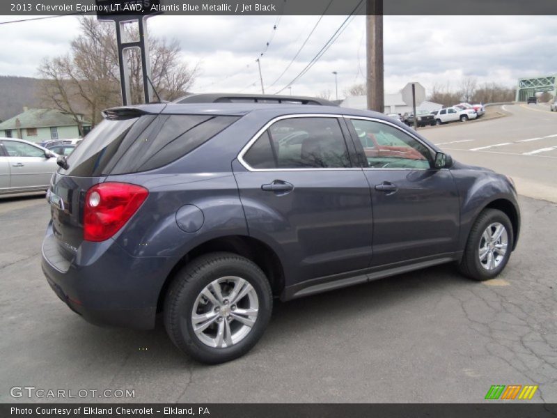 Atlantis Blue Metallic / Jet Black 2013 Chevrolet Equinox LT AWD