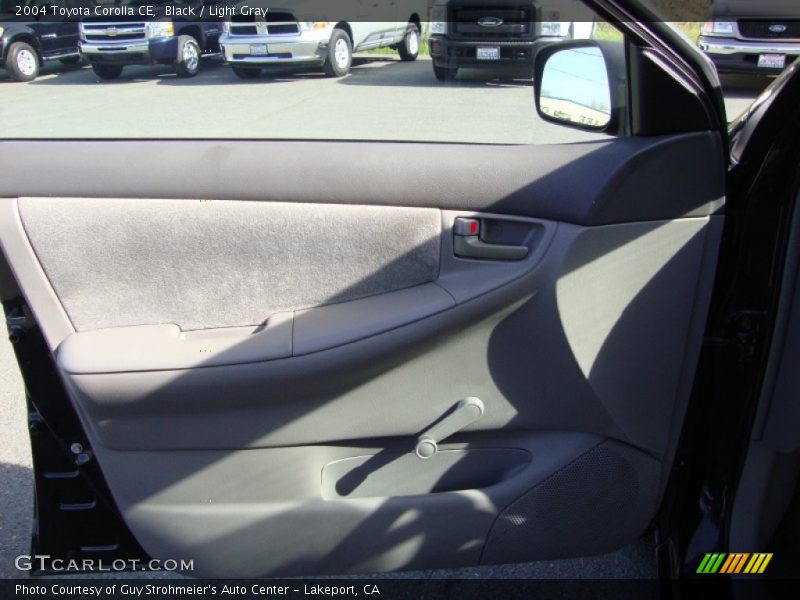 Black / Light Gray 2004 Toyota Corolla CE