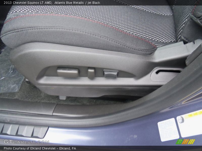 Atlantis Blue Metallic / Jet Black 2013 Chevrolet Equinox LT AWD