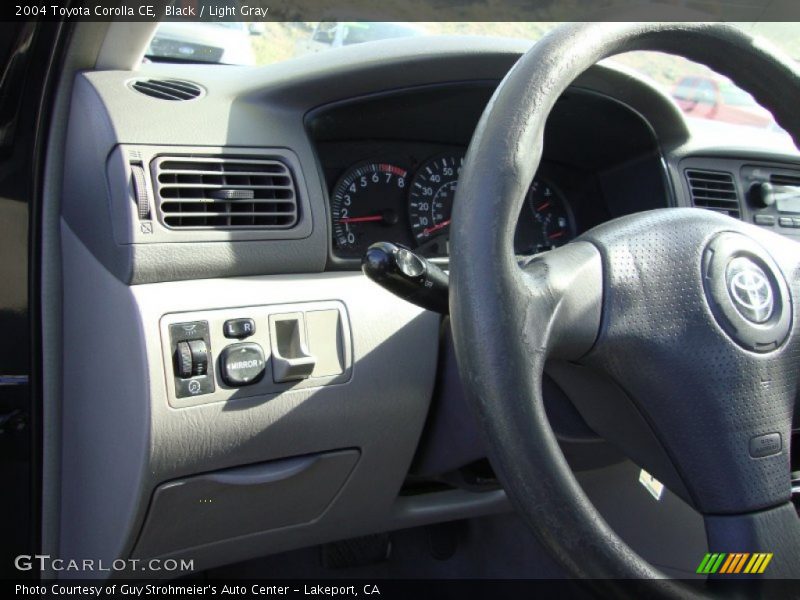 Black / Light Gray 2004 Toyota Corolla CE